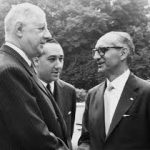 Arturo Frondizi se encuentra con el presidente de Francia, Charles De Gaulle