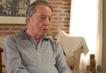 Rodolfo Terragno a sus 79 años en una entrevista reciente al medio Veinte Manzanas. Fuente:You Tube