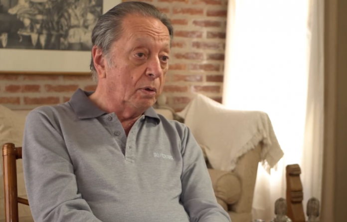 Rodolfo Terragno a sus 79 años en una entrevista reciente al medio Veinte Manzanas. Fuente:You Tube