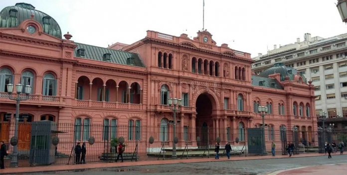 La Casa Rosada, sede del gobierno nacional. Fuente: Archivo El Litoral