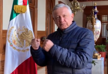 El presidente López Obrador se prepara a combatir a todos sus detractores. Fuente YouTube