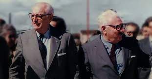 Frondizi y Frigerio visitaron Bariloche en 1987